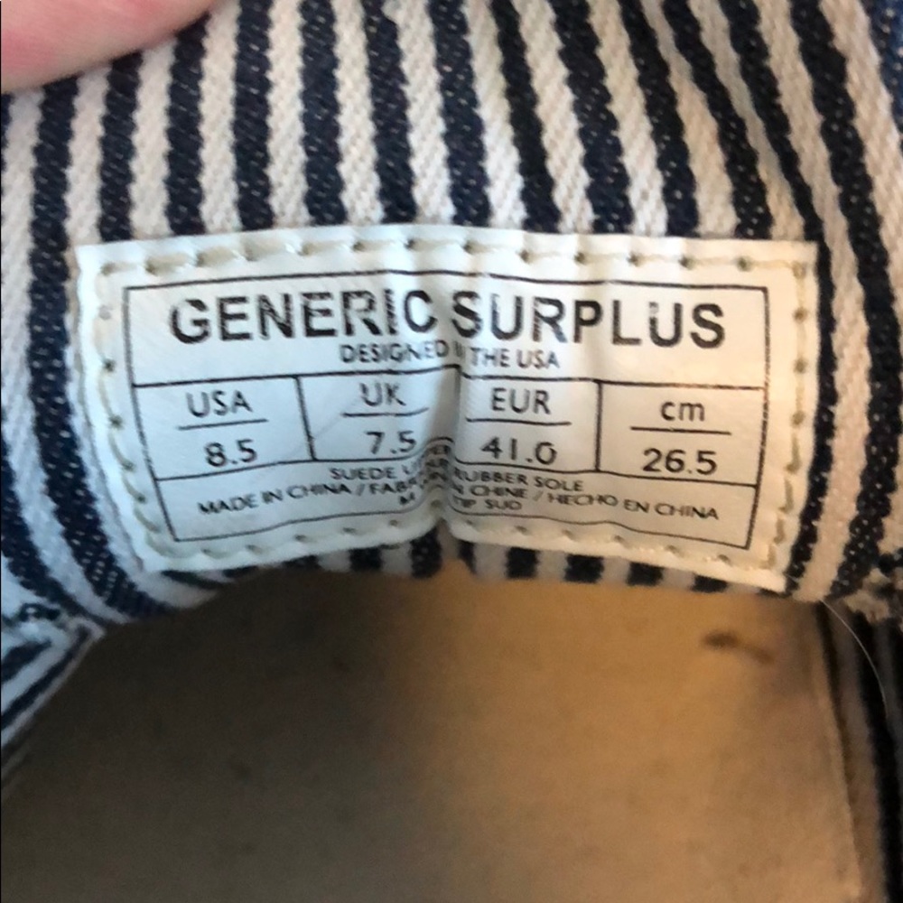 Generic Surplus Wingtip Sneakers - Picture 3 of 4